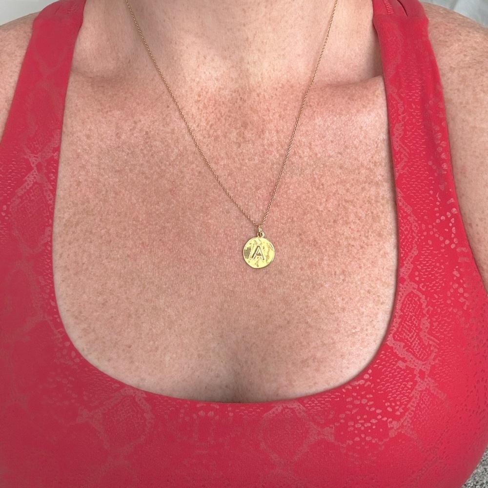 Kate Spade “A” necklace